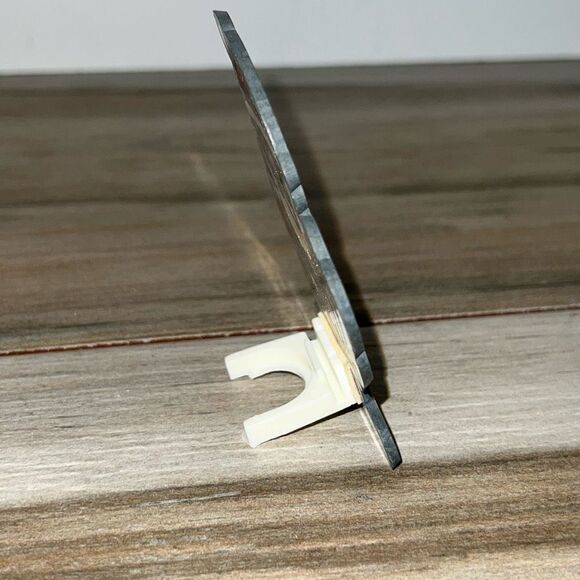 Christmas Santa Holiday Night Light Cover Stained Glass Style Clip On - Picture 6 of 8